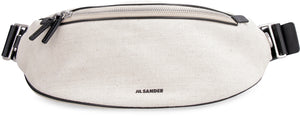 Canvas belt bag with logo-1